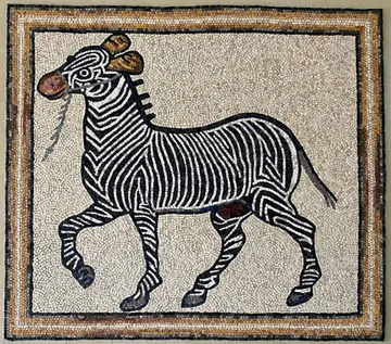 Zebra mosaic by Nata Malysheva, image 4