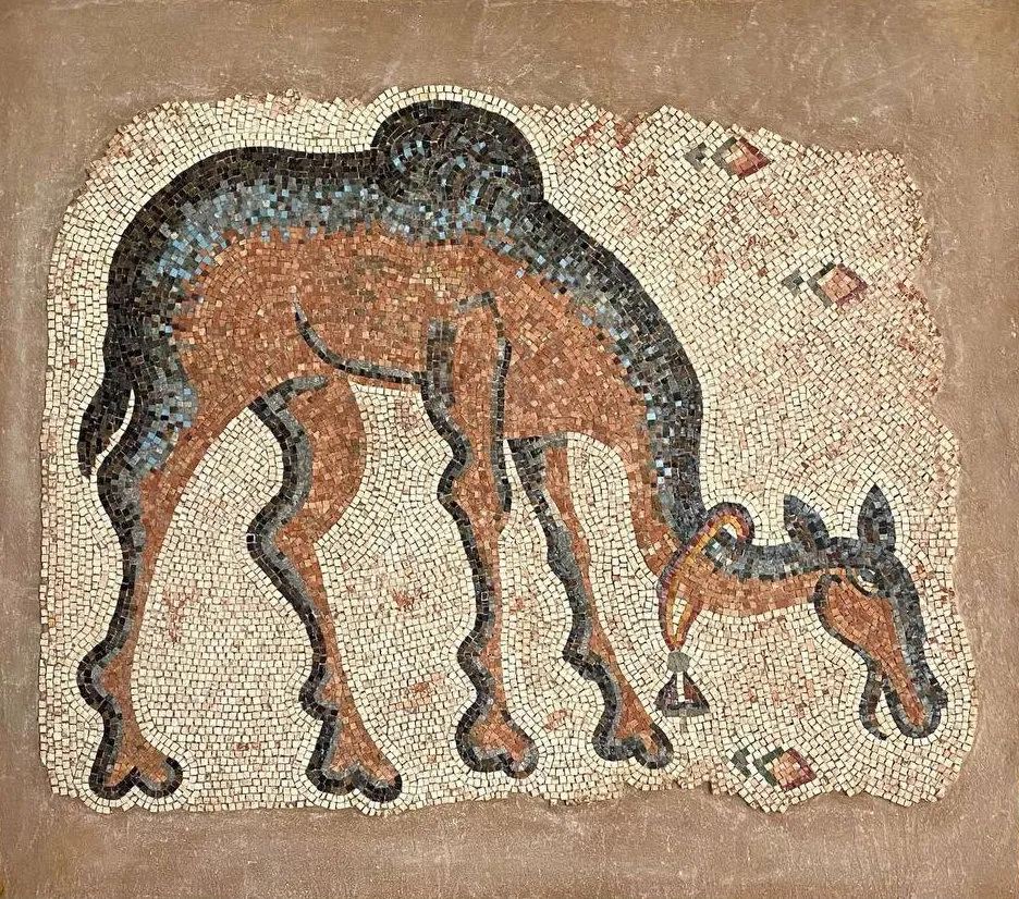 Camel mosaic by Nata Malysheva