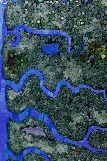 Estuary of Betanzos mosaic by Nata Malysheva, image 3