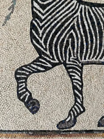 Zebra mosaic by Nata Malysheva, image 5