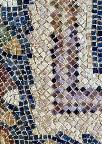 Rooster and Hen mosaic by Nata Malysheva, image 7