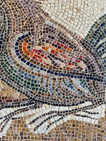 Rooster and Hen mosaic by Nata Malysheva, image 8